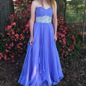 Norma‘s boutique prom dress purple